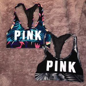 Pink Sports Bras